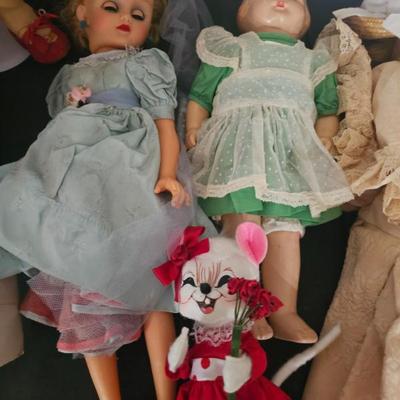 Vintage Dolls and Annnalee Mouse