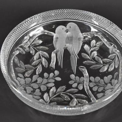 LIBBY Crystal Platter