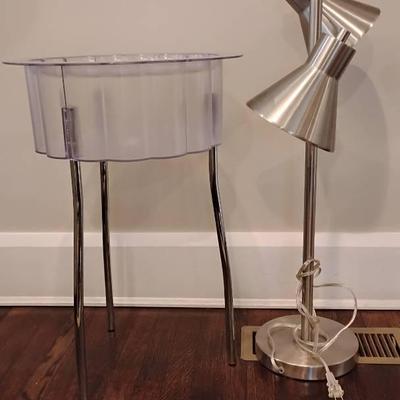 Structural Side Table & Lamp 