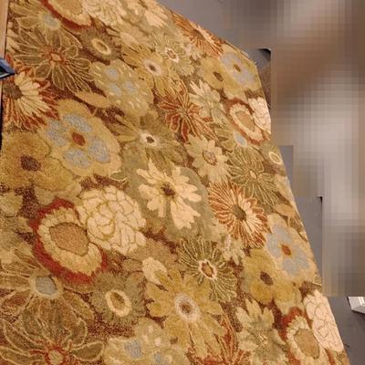 Crate & Barrell Floral Area Rug 