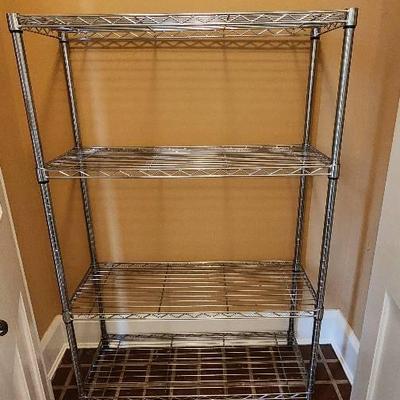 Metal Shelving Unit - 4 Shelves