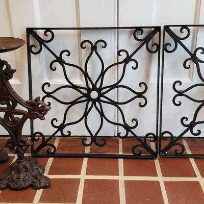 Metal Decor - Candlesticks And Trivets