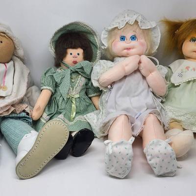 Needle Sculpted Cloth Dolls