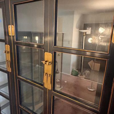 Two Asian Display Cabinets-35 inches Wide 