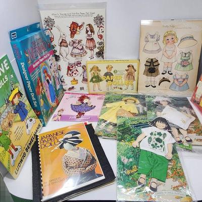 Paper Dolls- Alice In Wonderland, Raggedy Ann, Little Mermaid And More!