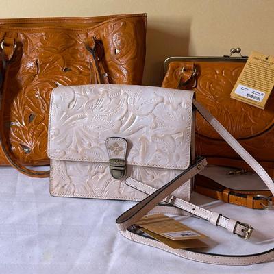Lot Of 3 PATRICIA NASH HANDBAGS Tags Attached 