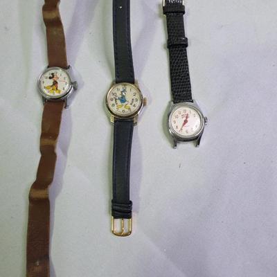 Vintage Disney Analog Wind-up Watches