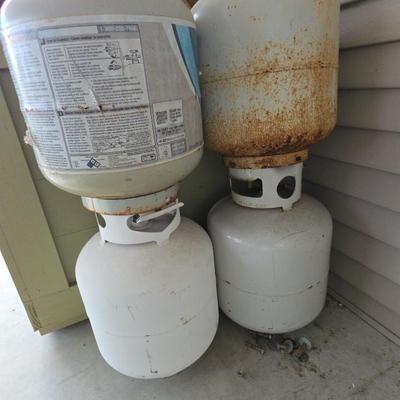 4 Propane Tanks