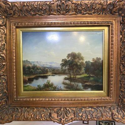 Scenic River Painting