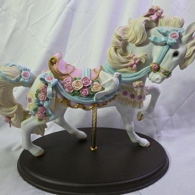 Lenox Fine Porcelain Horse (Large) Ribbon & Rose