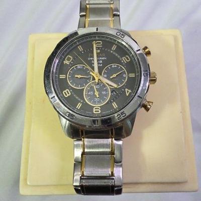 Pulsar Solar Chronograph 2 Tone