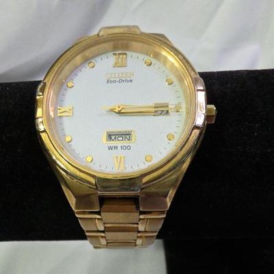 Citizen Gold Tone Eco-Drive Watch