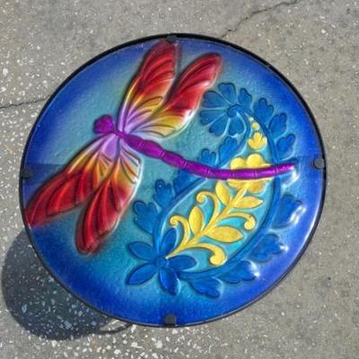 Planter Stand Indoor/outdoor Colored Glass