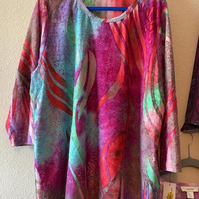 Lot Of 8 PURPLE PASSION PARTY MIX Blouses Tops Women’s Size 3X