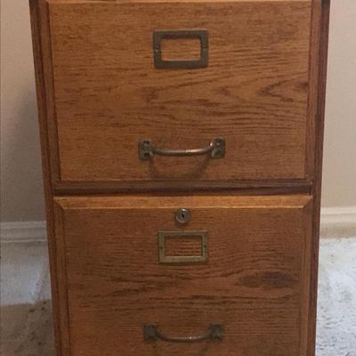 Wooden nightstand