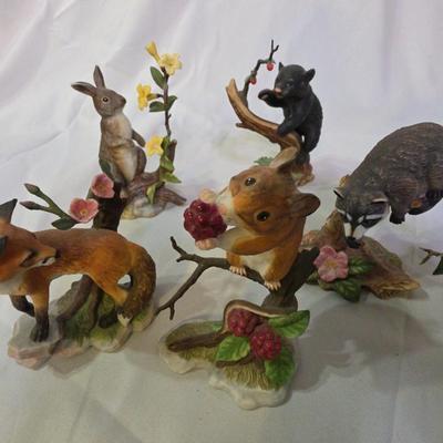 Lenox Vintage Fine Porcelain Animal Scene (Set Of 5)