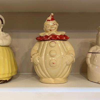 Pan American Clown Cookie Jar