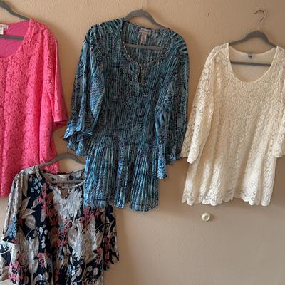 4 3X Dresses/Blouses