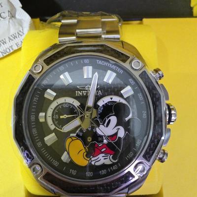 Mickey Mouse Men's Oversized Invicta Watch