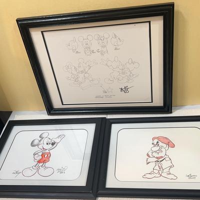 Hand drawn Disney Sketches