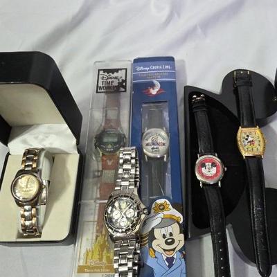 Disney Quartz Watch Collection (7 Watches)