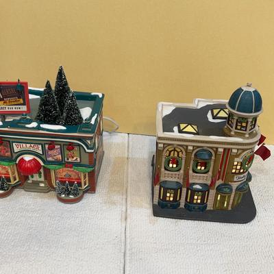 The Original Snow Village And Hollydale’s Department Store