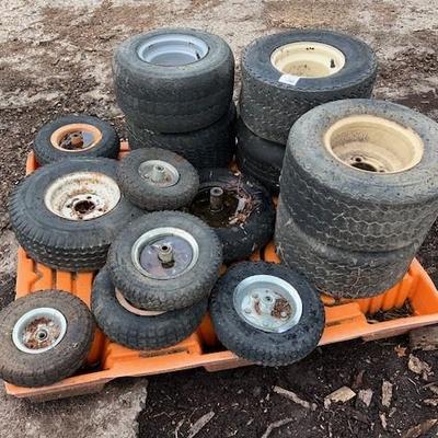 lot of small tires