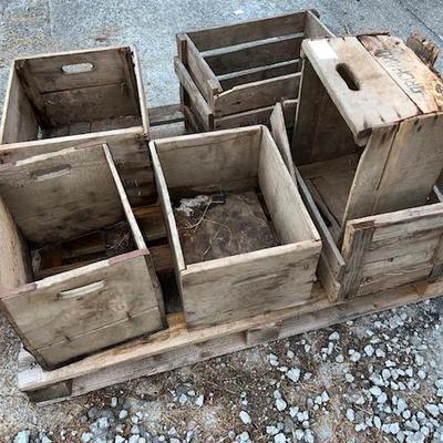 Wooden crates