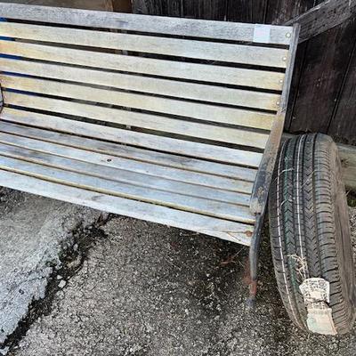 park bench / tire