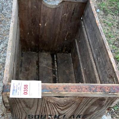 wooden crate