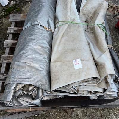 pallet of tarps