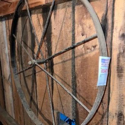 Antique Steel Wheel 