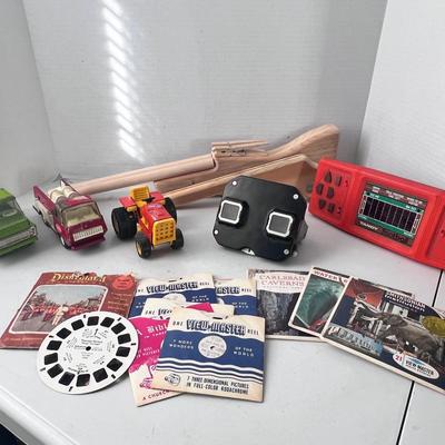 Tonka Vehicles Japan, ViewMaster & Slides, Tandy Football Game 