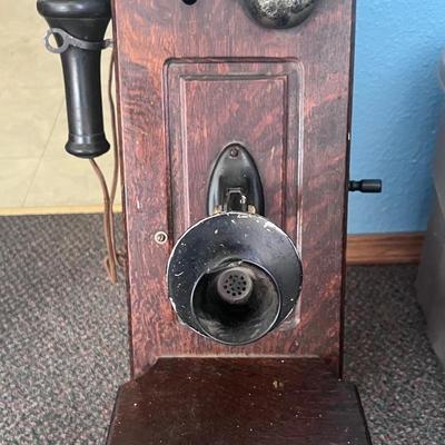 Antique Wall Mount Phone Bell Receiver Hand Krank