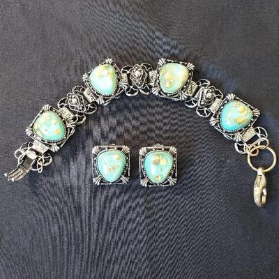 Selro Bracelet & Clip Earrings 