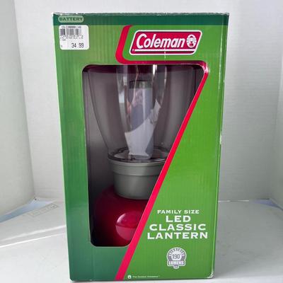 Coleman Battery LED Classic Lantern Red Family Size 