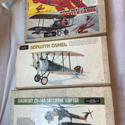 1970s Airplane Models 