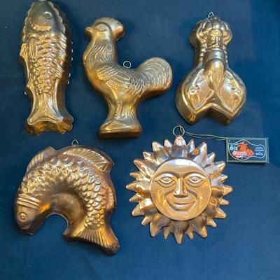 Fish and Fowl Copper Molds