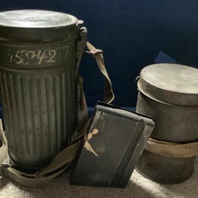 WWII German Gas Mask Cannister 