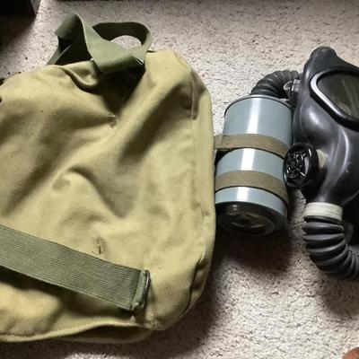 WWII Gas Mask & Supplies 