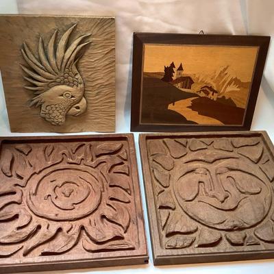 Carved Wood Art 