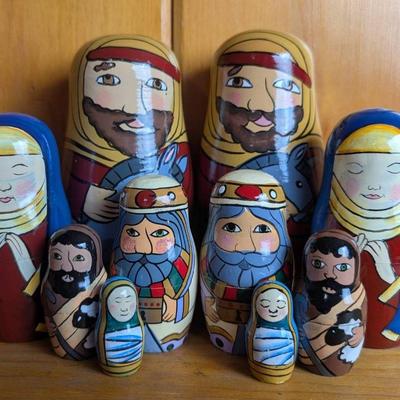 Holy Family Nesting Dolls