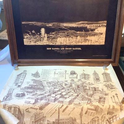 New Tacoma & Mt Rainier Print 