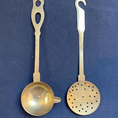 Brass Ladle and Skimmer