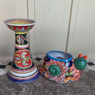 Mexican Talavera Style Pottery 
