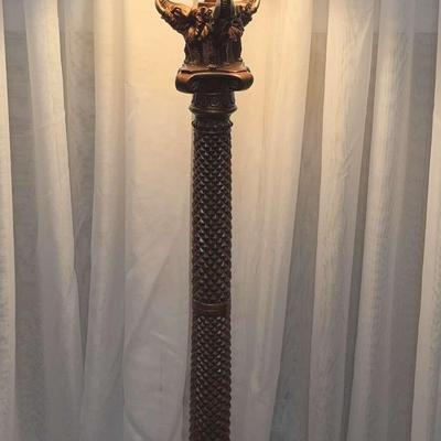 Floor Elephant Motif Lamp 