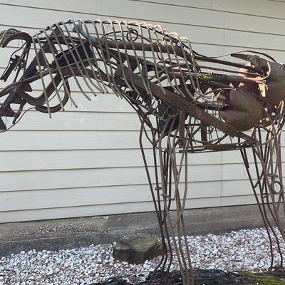 Horse Yard Art Unique