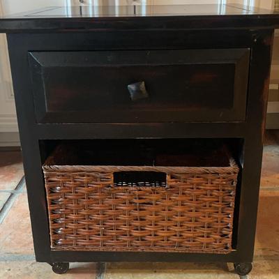 Brown Wooden End Table