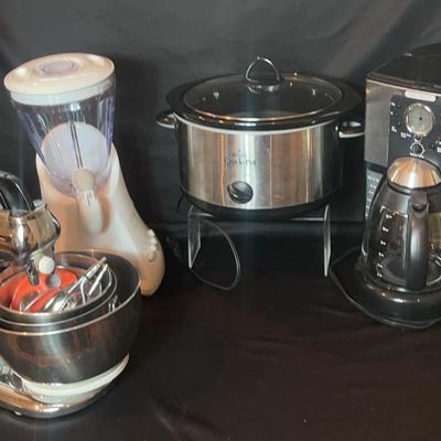 Kitchen Appliances: Coffee Maker, Mixer and Crock Pot