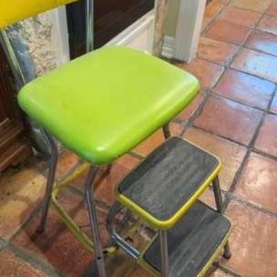 Yellow/Lime Green Fold Out Stool
